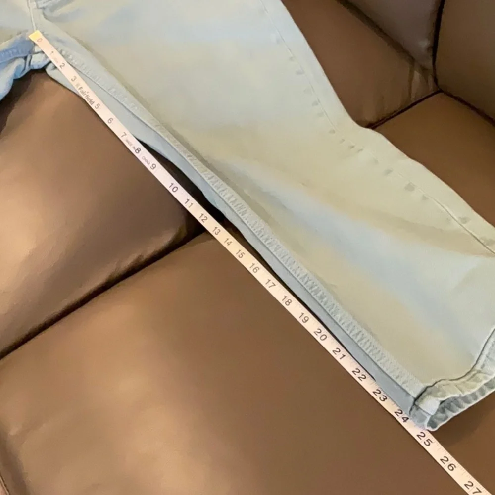 Zara jeans straight leg light green 9374/061/500/38